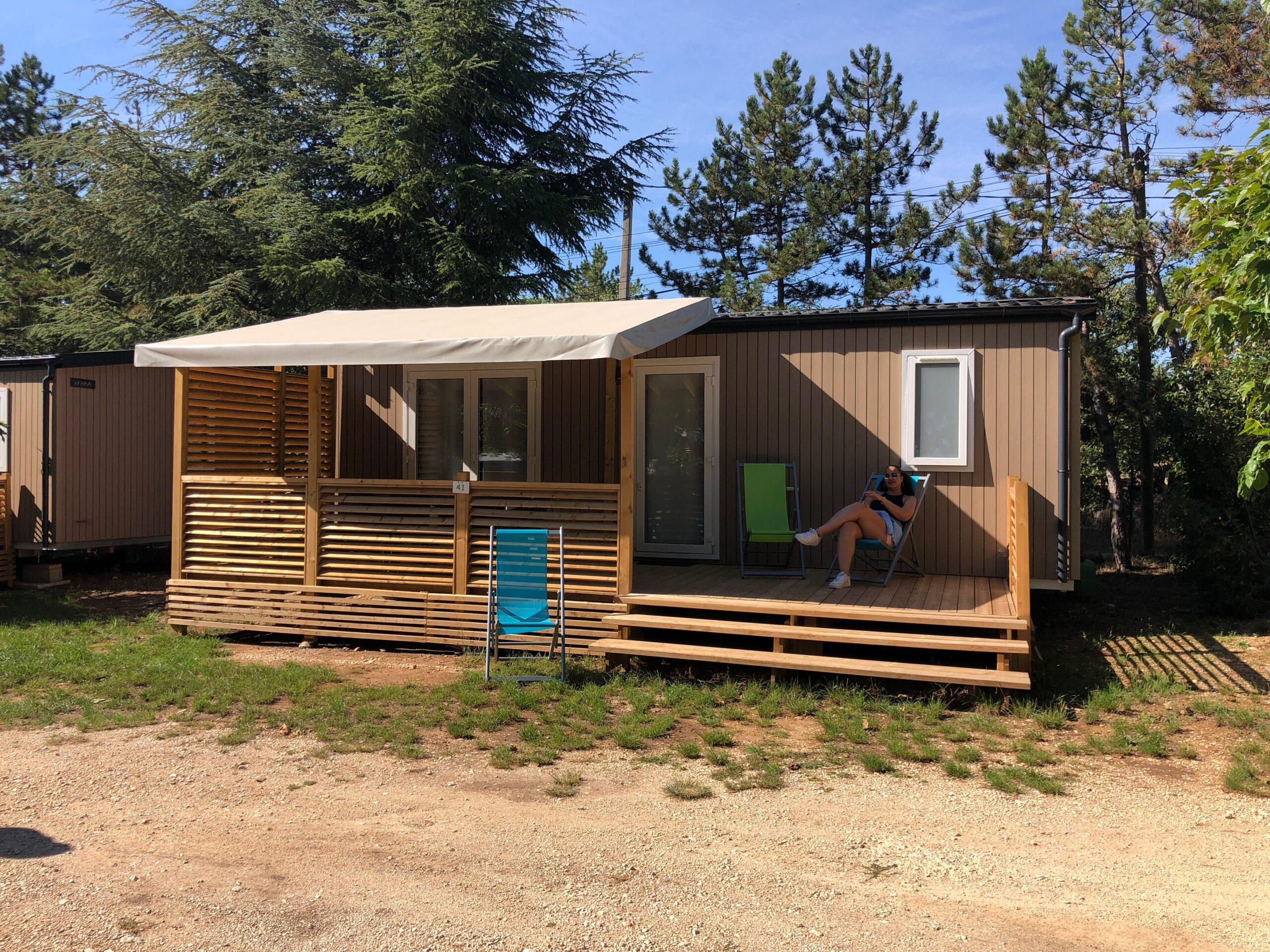 Les mobil-homes au camping Les Chênes Blancs
